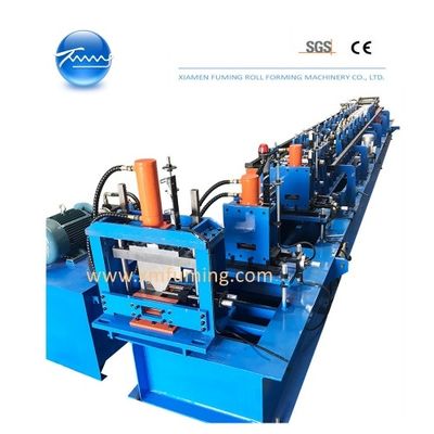 Container Bottom Rail Channel Roll Forming Gutter Machine Hydraulic Cutting
