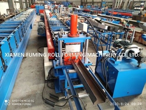 Auto Container House Roll Forming Machine Precision For Container Bottom Beam