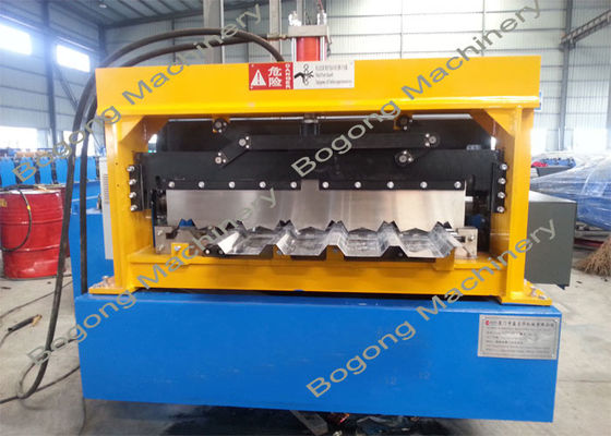 Galvanized Coil Floor Deck Roll Forming Machine Large Load Capacity