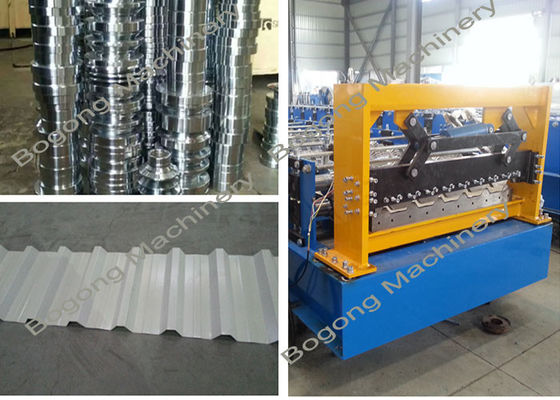 Trapezoidal Aluminum Roof Sheet Panel Cold Roll Forming Machine