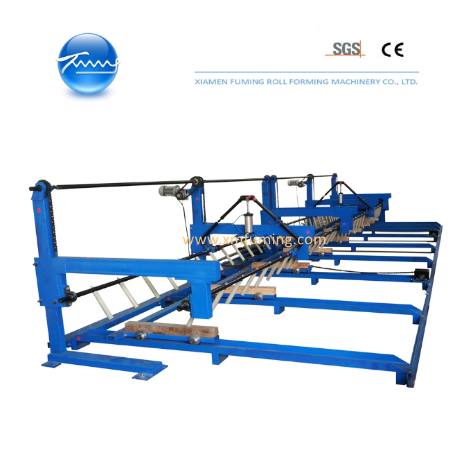 Profiled Custom Roll Forming Machine PLC Control Automatic Sheet Stacker