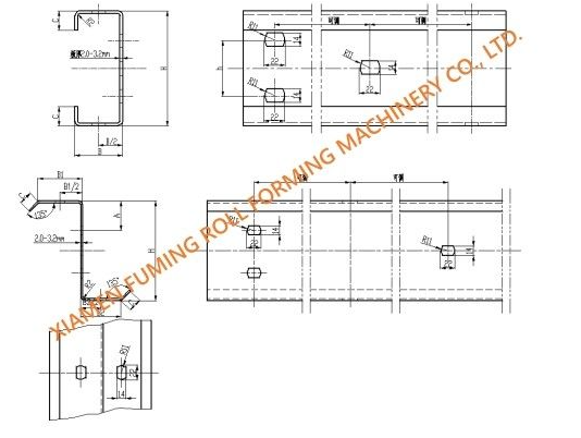 Precise CZ Roll Forming Machine Powerful And Versatile Production Line