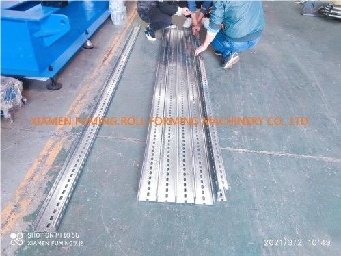 CU Purlin Roll Former Equipment Automatic With Hydraulic Cutting System