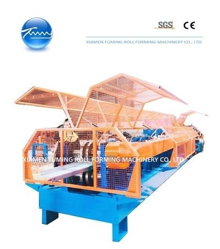 Auto Purlin CZ Profile Roll Forming Machine With Precise Cutting