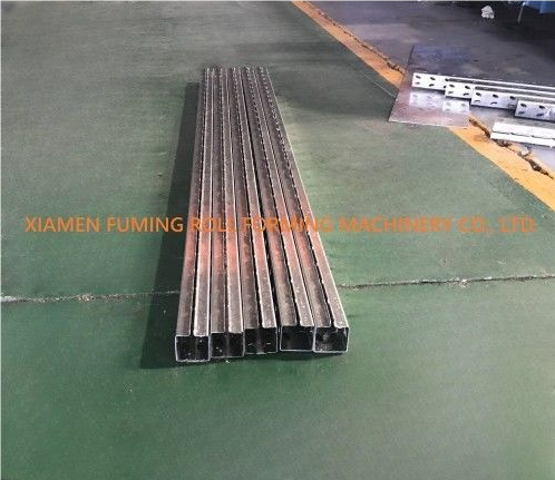 Precise 11KW Upright Racking Roll Forming Machine Hydraulic Cutting System