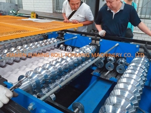 Powerful Metal Roof Forming Machine 11KW Profile Panel Rollformer