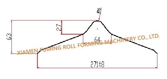 Customized Ridge Cap Roll Forming Machine Industrial Ridge Cap Roll Former