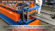 2110-04 Roll Forming Machine for YX18-329/326 Super-Span Tray Profile