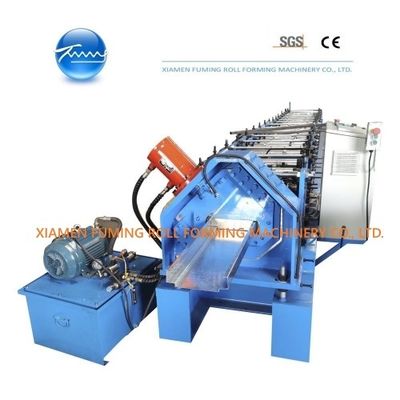 Door Frame Roll Forming Machine Precision With PLC Control System