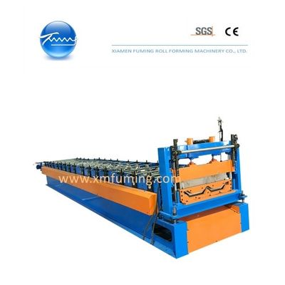 Boltless Metal Roof Panel Roll Forming Machine Powerful Automatic