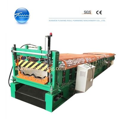 Boltless Wall Roofing Panel Roll Forming Machine 11KW High Precision