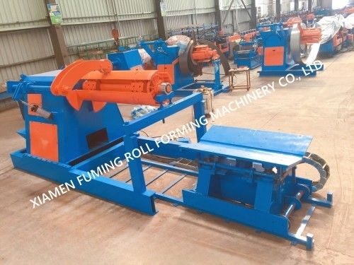 Auto Uncoiler Decoiler Machine Precise Works With Roll Forming Machine