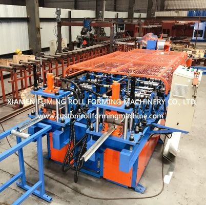 Roofing Truss Top Hat Roll Forming Machine Powerful Hydraulic Cutting