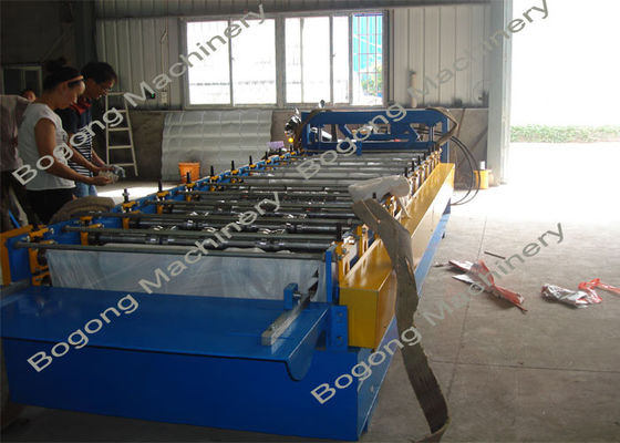 Automatic PLC control Steel Roofing Sheet Roll Forming Machine