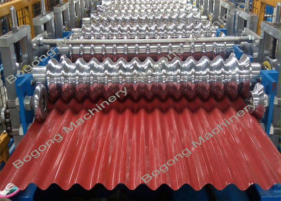 High Accuracy Corrugated Sheet Roll Forming Machine 