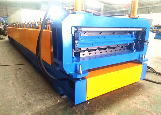 Metal Roofing Roll Forming Machine , Automatic Double Deck Roll Forming Machines