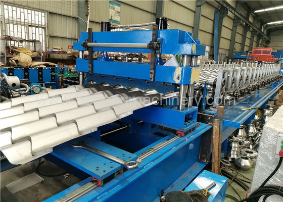 Corrugated Metal Roofing Steel Tile Roll Forming Machine With High Performance
